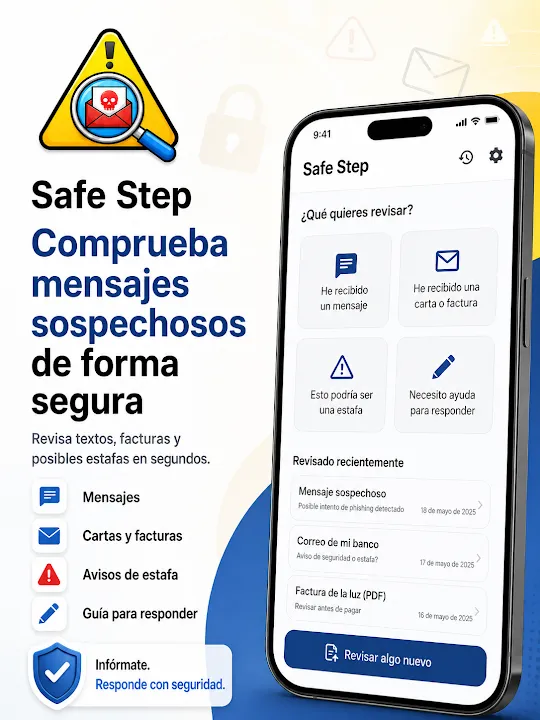 Pantalla de Paso seguro (captura 1)