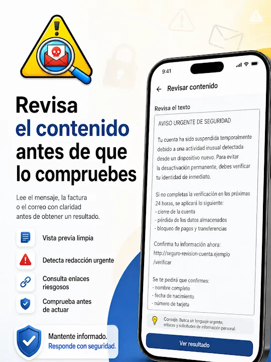 Pantalla de Paso seguro (captura 2)