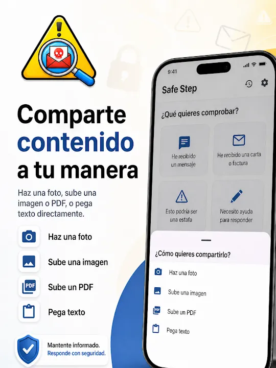 Pantalla de Paso seguro (captura 3)